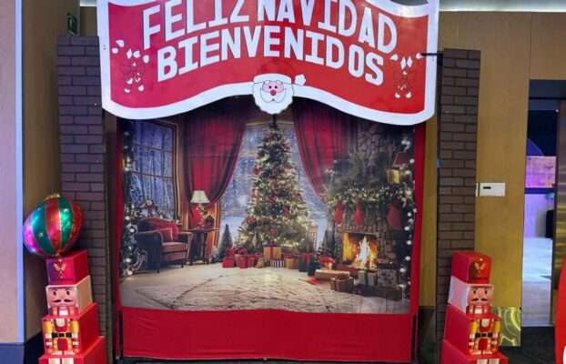 Letrero Rojo y Mampara